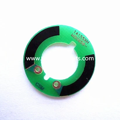 Entrambi i lati del circuito di carbonio inchiostro